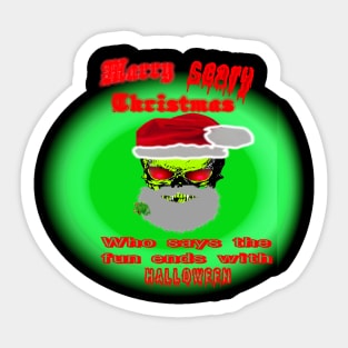 MARRY SCARY CHRISTMAS Sticker